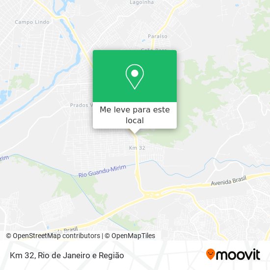 Como chegar até Km 32 em Nova Iguaçu de Ônibus?