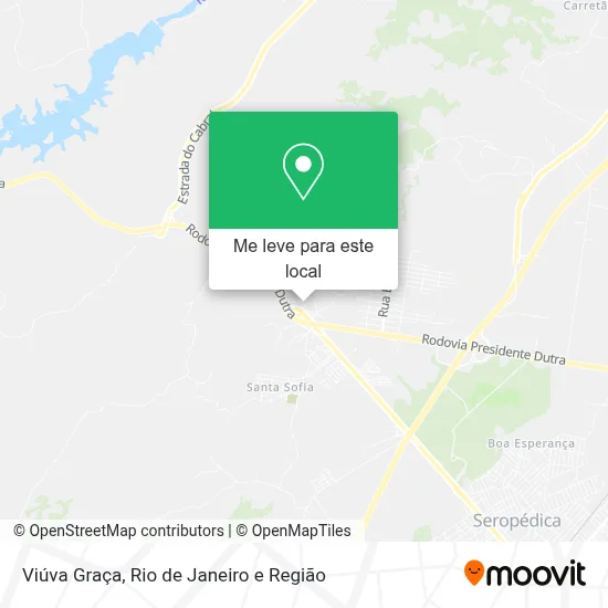 Viúva Graça mapa