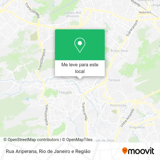 Rua Ariperana mapa