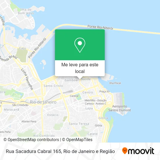 Rua Sacadura Cabral 165 mapa