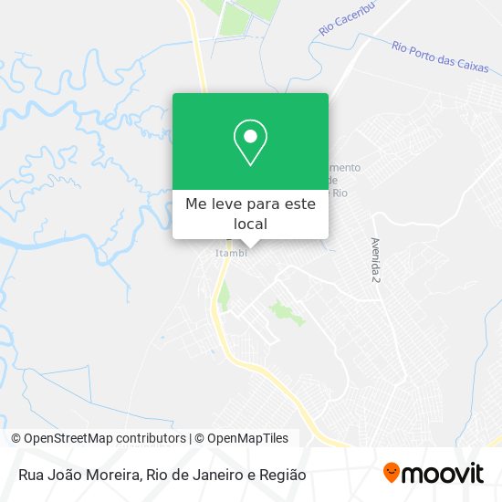 Rua João Moreira mapa