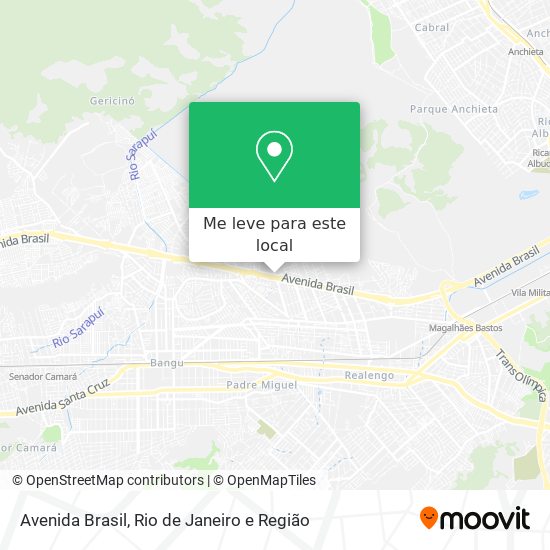 Avenida Brasil mapa