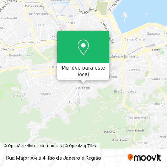 Rua Major Ávila 4 mapa