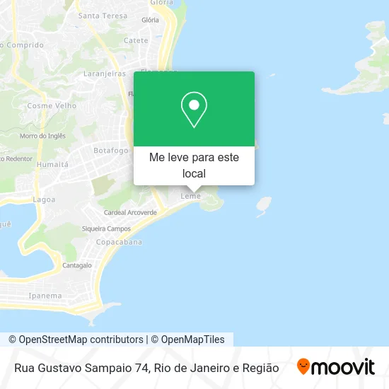 Rua Gustavo Sampaio 74 mapa