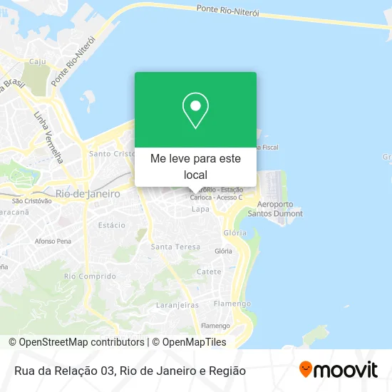Rua da Relação 03 mapa
