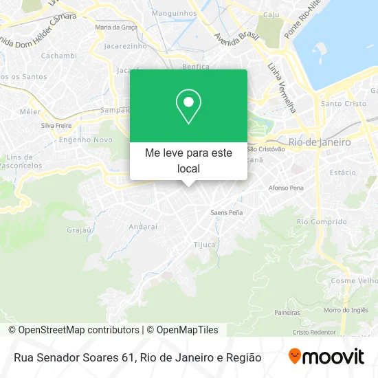 Rua Senador Soares 61 mapa