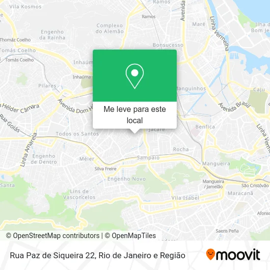 Rua Paz de Siqueira 22 mapa