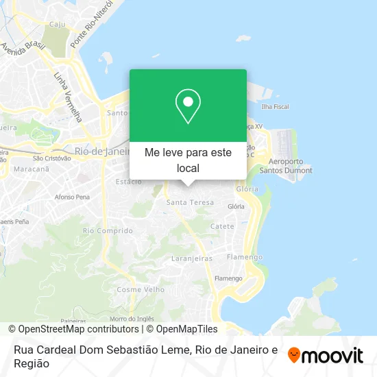 Rua Cardeal Dom Sebastião Leme mapa