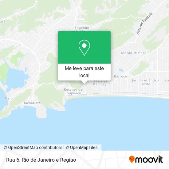 Rua 6 mapa