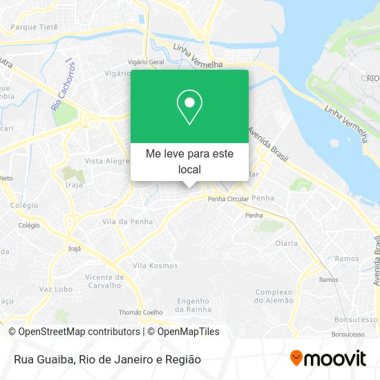 Rua Guaiba mapa