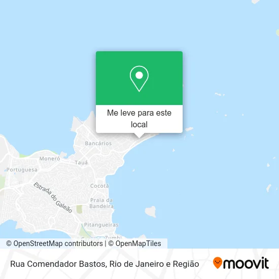 Rua Comendador Bastos mapa