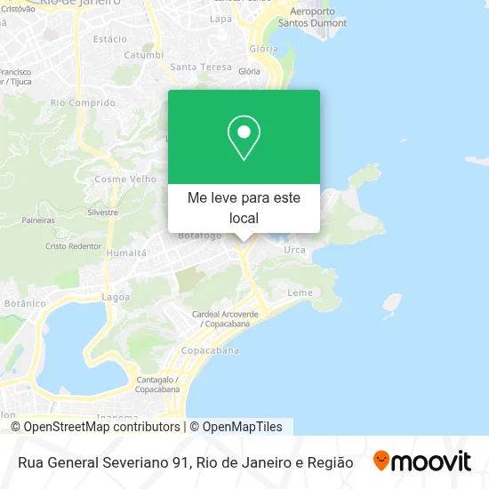 Rua General Severiano 91 mapa