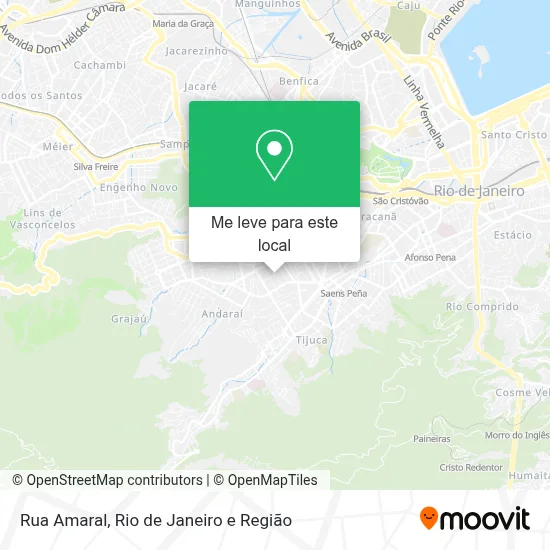 Rua Amaral mapa