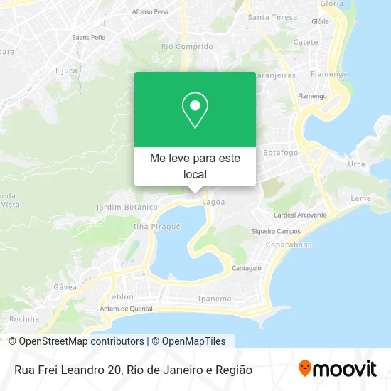 Rua Frei Leandro 20 mapa