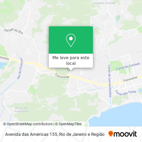 Avenida das Américas 155 mapa