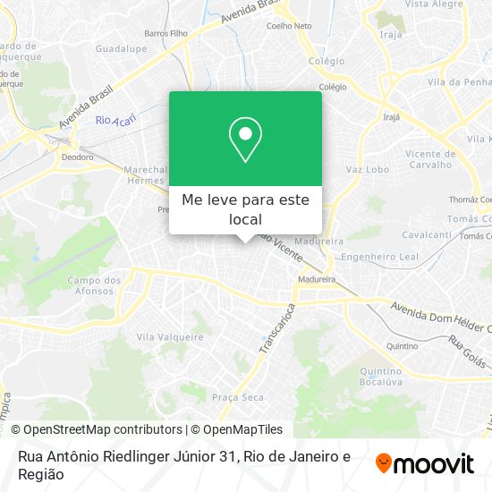 Rua Antônio Riedlinger Júnior 31 mapa