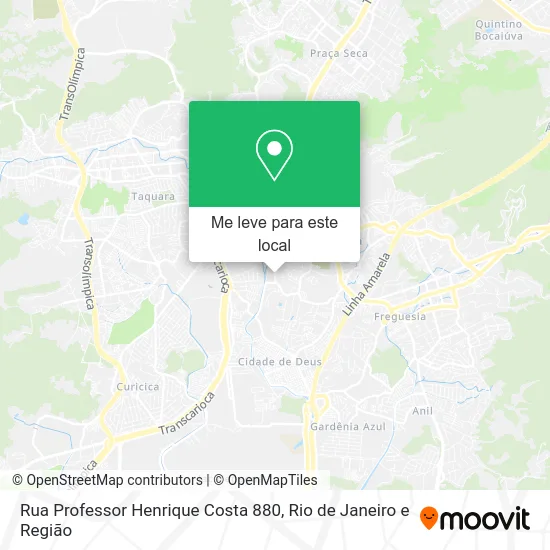 Rua Professor Henrique Costa 880 mapa