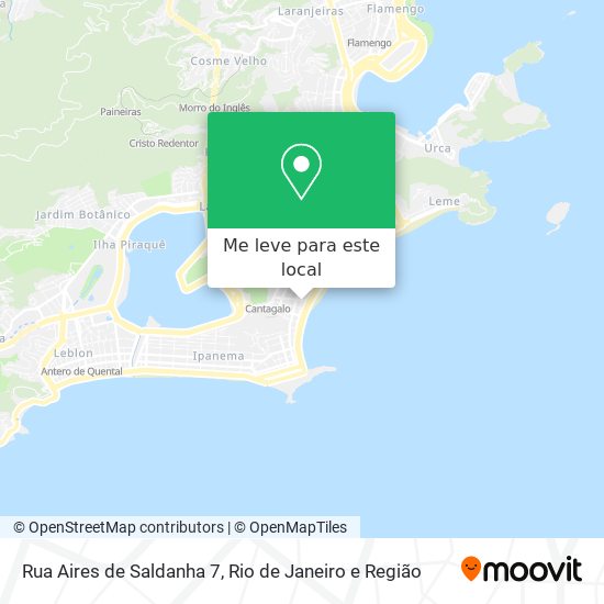 Rua Aires de Saldanha 7 mapa