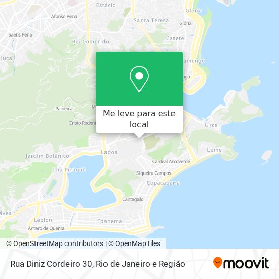 Rua Diniz Cordeiro 30 mapa
