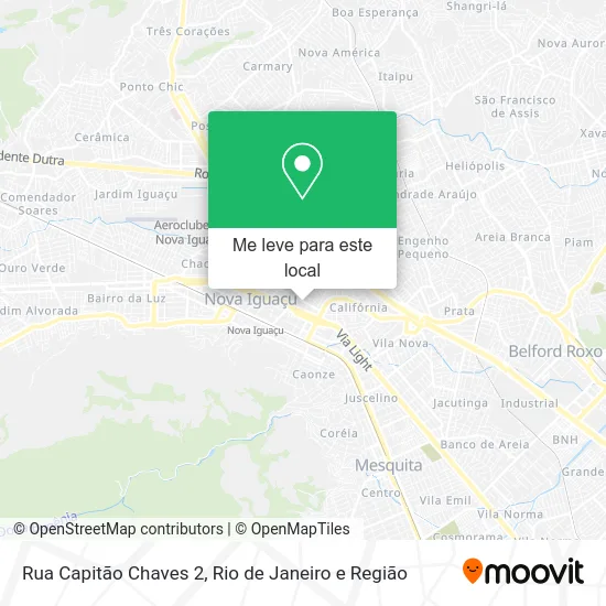 Rua Capitão Chaves 2 mapa