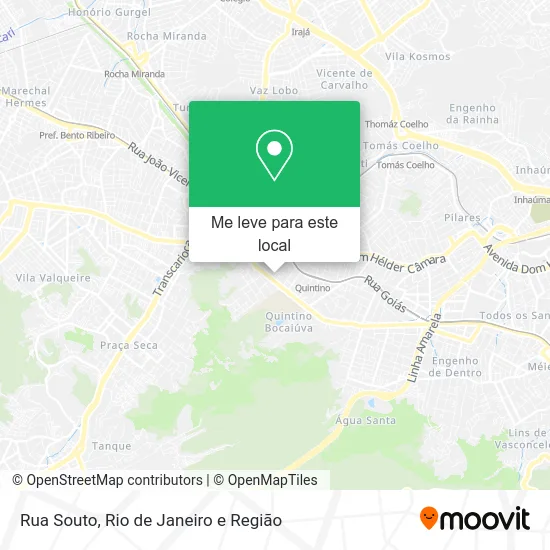 Rua Souto mapa