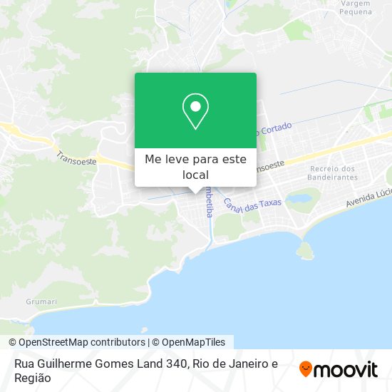 Rua Guilherme Gomes Land 340 mapa