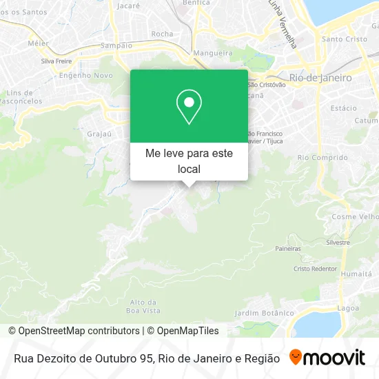 Rua Dezoito de Outubro 95 mapa