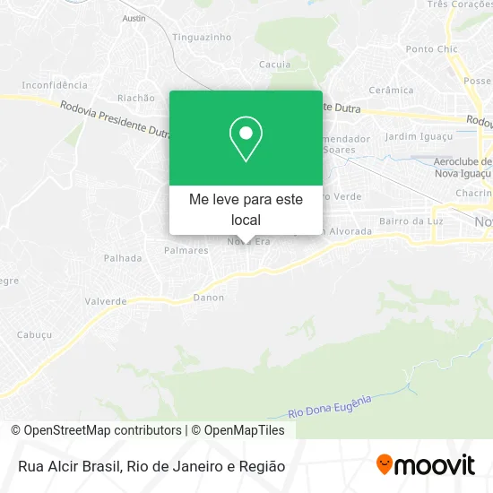 Rua Alcir Brasil mapa