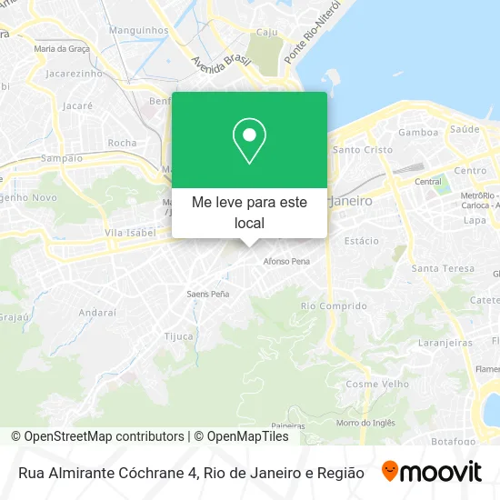 Rua Almirante Cóchrane 4 mapa