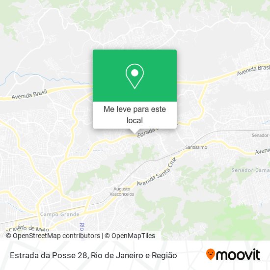 Estrada da Posse 28 mapa