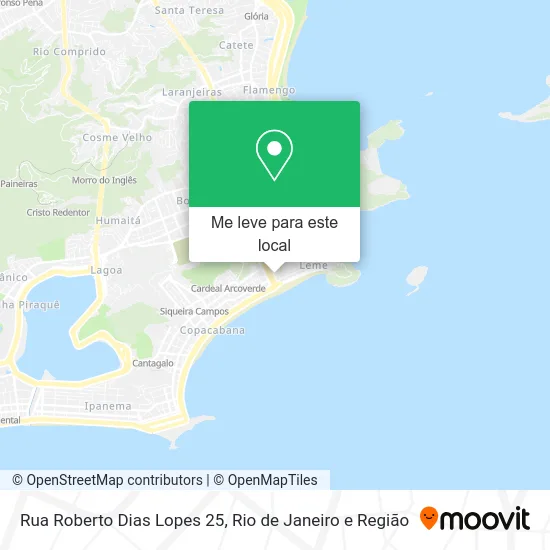 Rua Roberto Dias Lopes 25 mapa