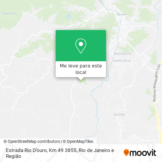 Estrada Rio D’ouro, Km 49 3855 mapa