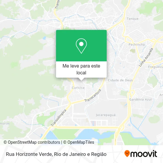 Rua Horizonte Verde mapa
