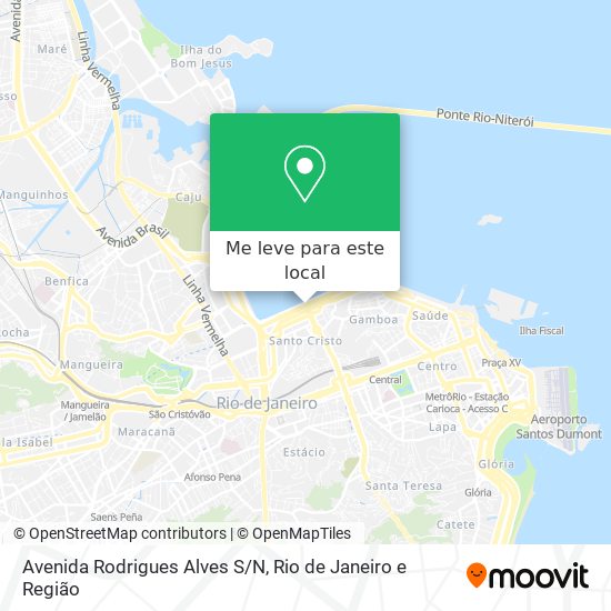 Avenida Rodrigues Alves S/N mapa