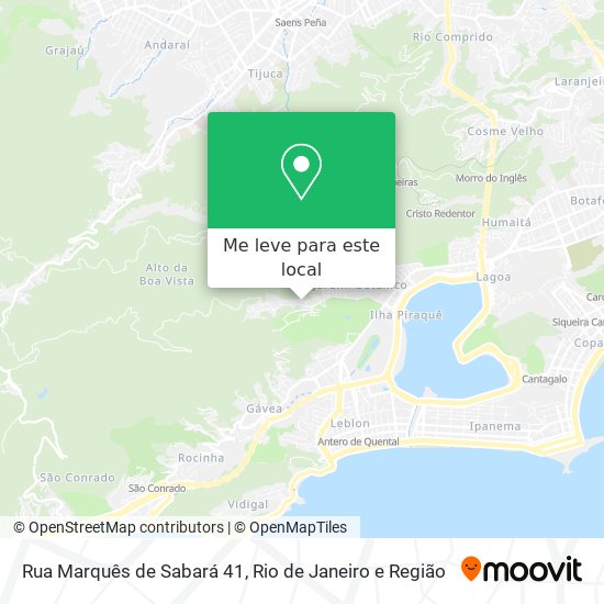 Rua Marquês de Sabará 41 mapa