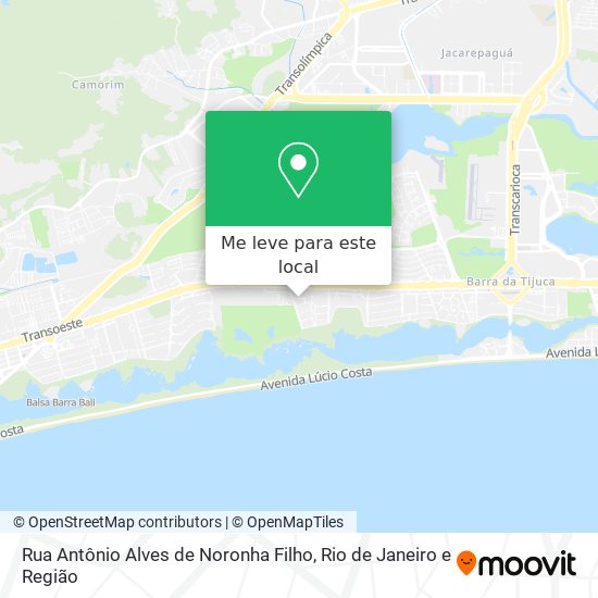 Rua Antônio Alves de Noronha Filho mapa