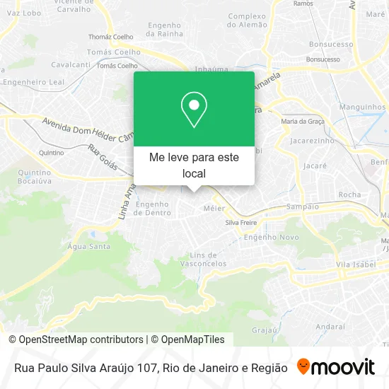 Rua Paulo Silva Araújo 107 mapa
