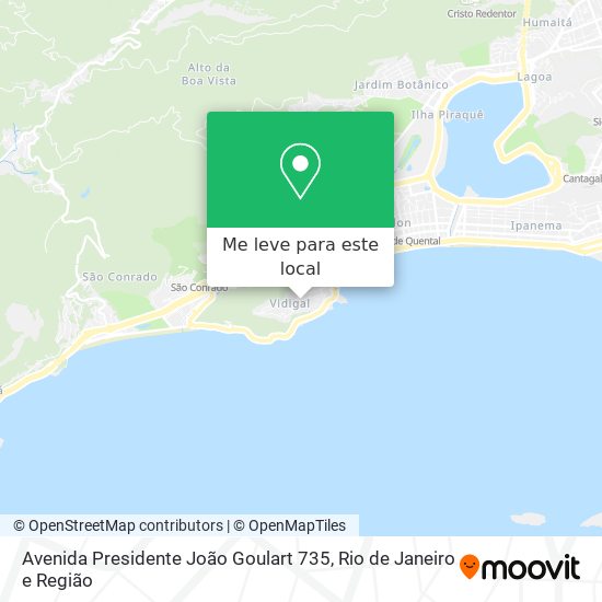 Avenida Presidente João Goulart 735 mapa