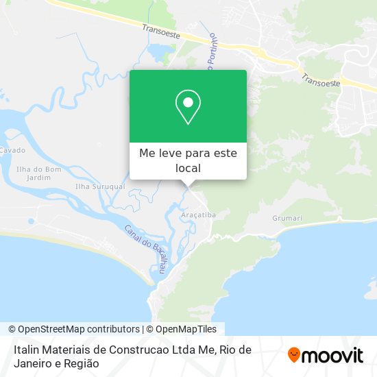 Italin Materiais de Construcao Ltda Me mapa