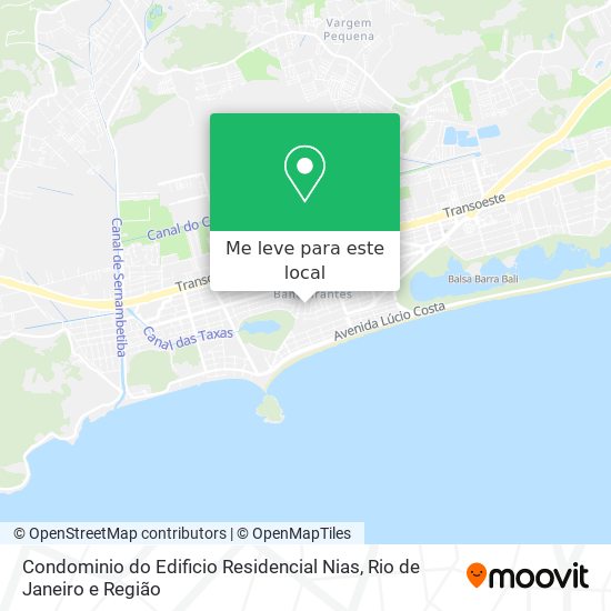 Condominio do Edificio Residencial Nias mapa