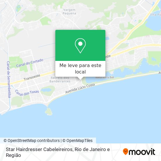 Star Hairdresser Cabeleireiros mapa