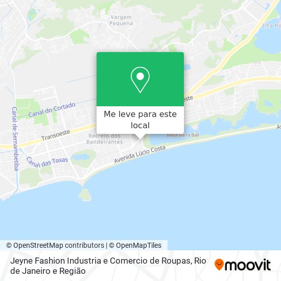 Jeyne Fashion Industria e Comercio de Roupas mapa