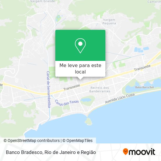 Banco Bradesco mapa