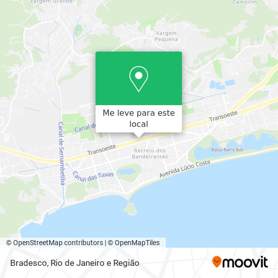 Bradesco mapa