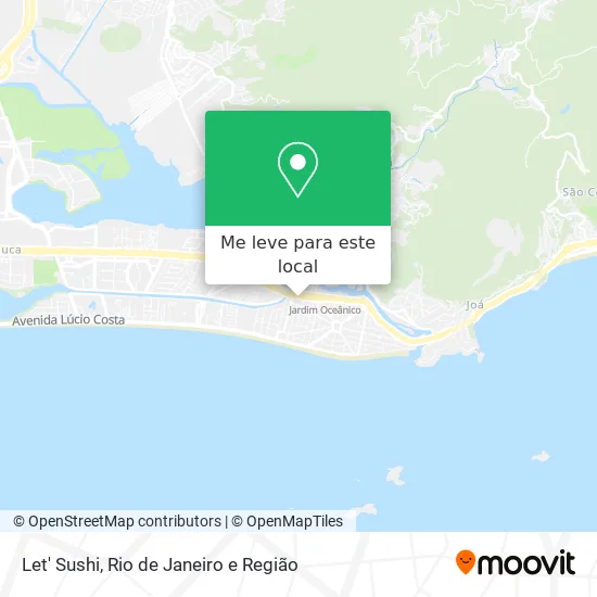 Let' Sushi mapa