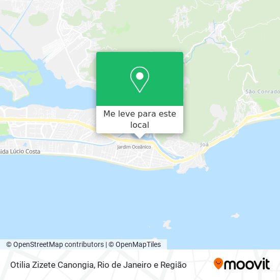 Otilia Zizete Canongia mapa