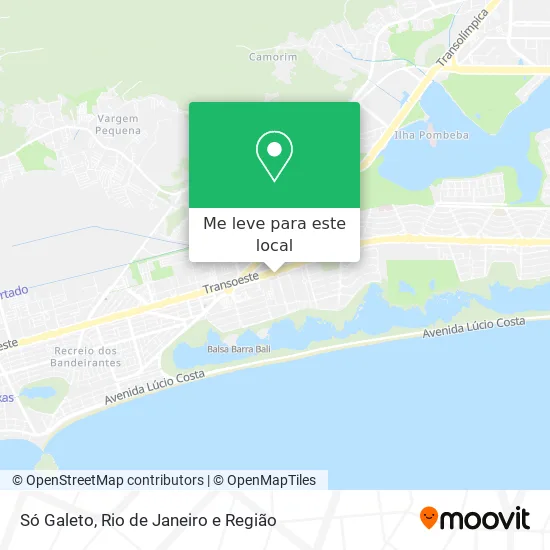 Só Galeto mapa