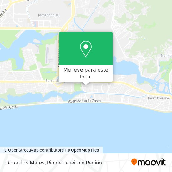 Rosa dos Mares mapa