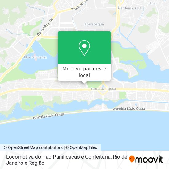 Locomotiva do Pao Panificacao e Confeitaria mapa