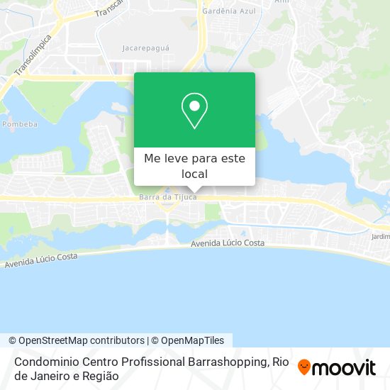 Condominio Centro Profissional Barrashopping mapa